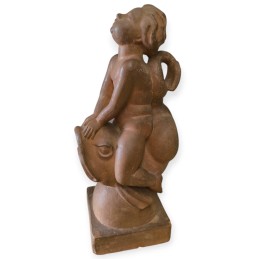 Sculpture "Putto" de Adrien...