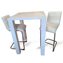 Table & 2 chaises hautes