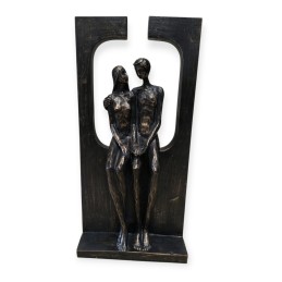 sculpture décorative / couple