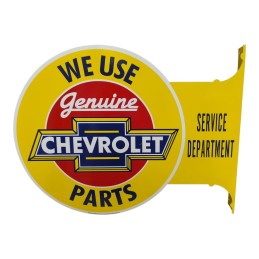 Plaque publicitaire chevrolet