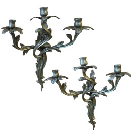 Paire d'anciennes appliques...