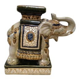 Eléphant en céramique vintage