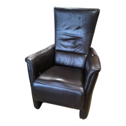 Fauteuil relax en cuir