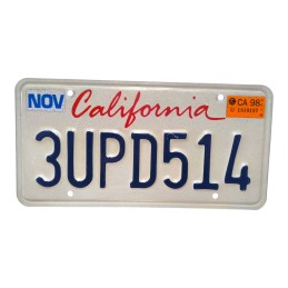 Plaque d'immatriculation...