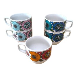 Lot de 5 Tasses Vintage...
