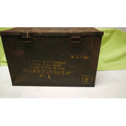 CAISSE A MUNITIONS MILITAIRE 1938 EN METAL