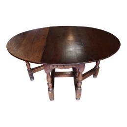Table ovale rabattable (a...