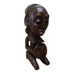 Statue africaine en bois...